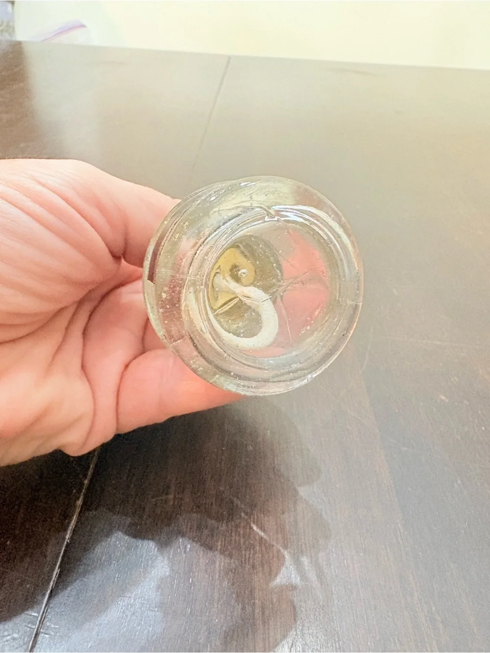 antique Vapo-Cresolene miniature kerosene oil lamp vaporizer